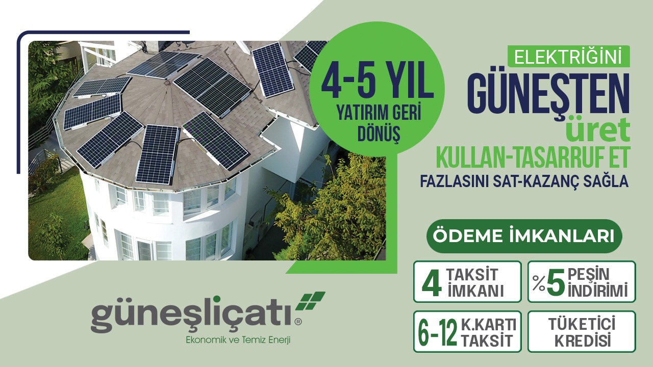 Mesken Tipi Çatı GES